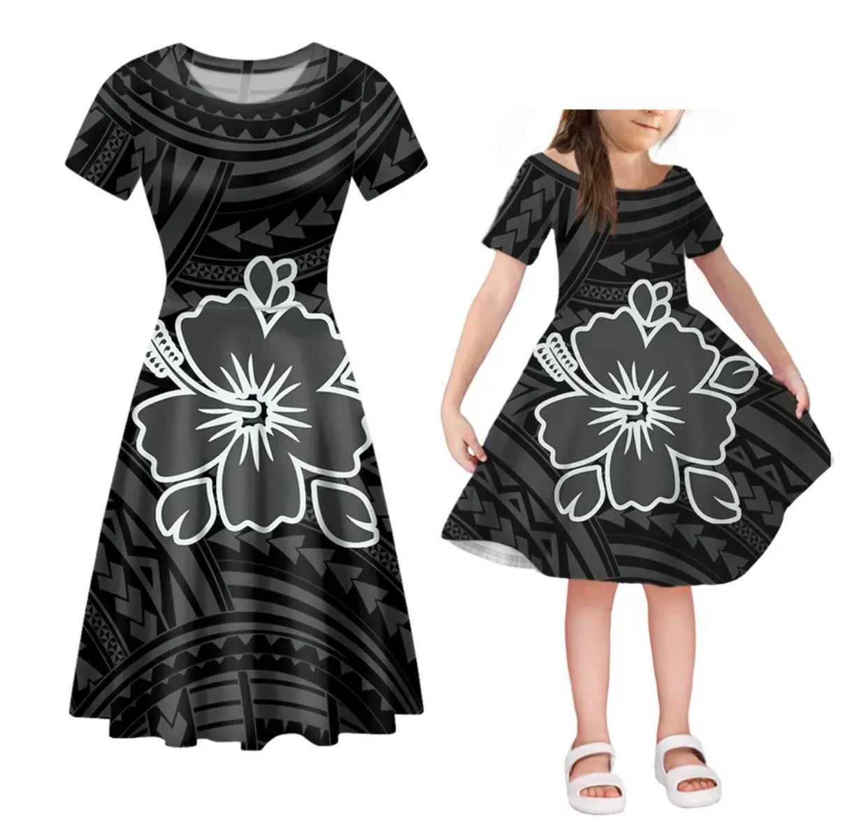 Women and daughter’s 2pcs Matching Dresses in Different Colours & Styles