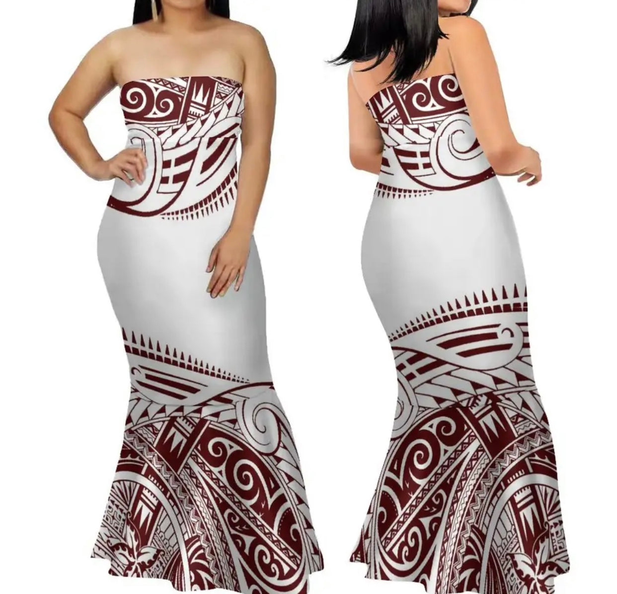 Ladies Strapless Dress in Different Colours and Styles