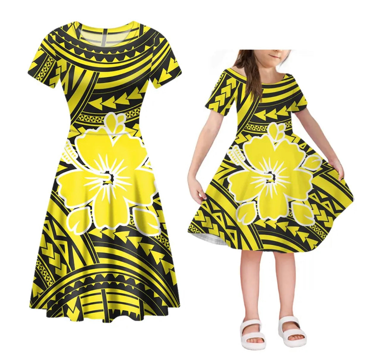 Women and daughter’s 2pcs Matching Dresses in Different Colours & Styles