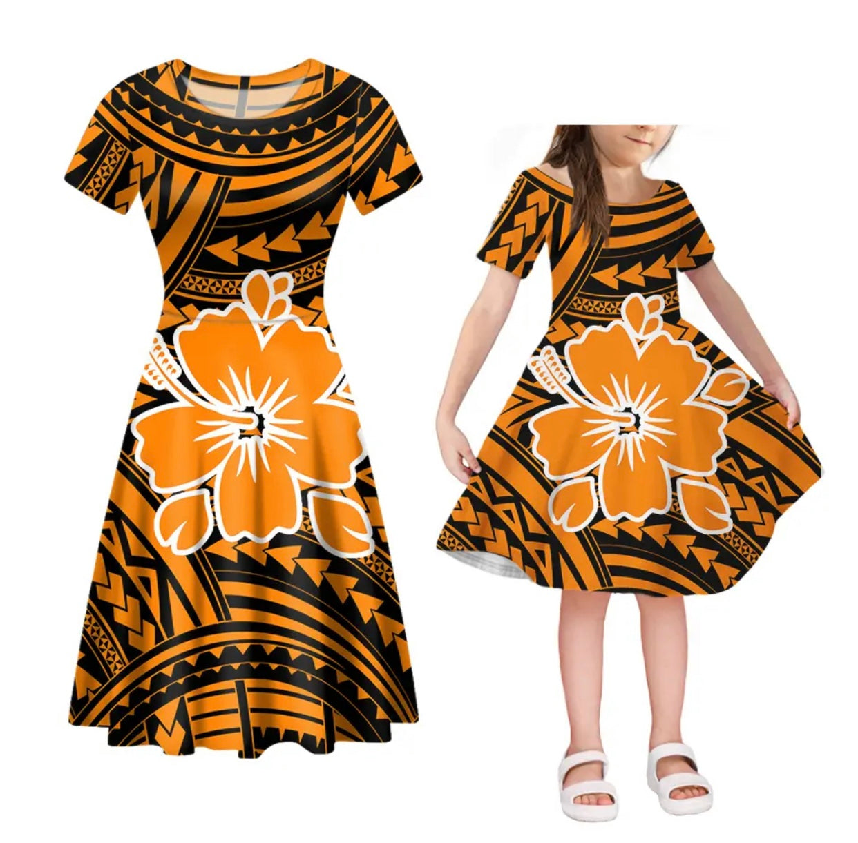 Women and daughter’s 2pcs Matching Dresses in Different Colours & Styles