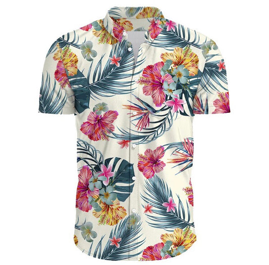 Men’s Casual Flower Shirt