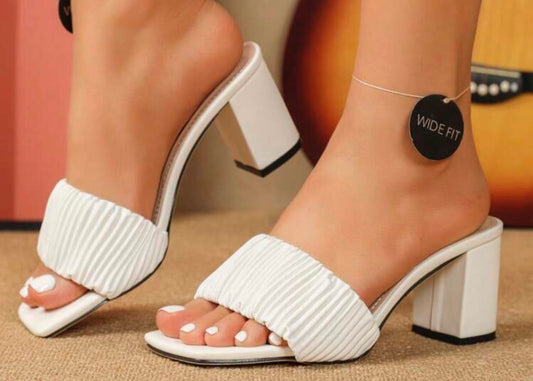 Ladies Open Toe Heeled Sandals