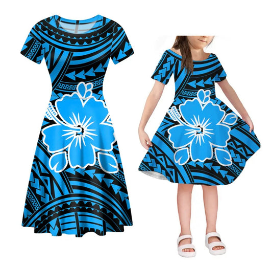 Women and daughter’s 2pcs Matching Dresses in Different Colours & Styles